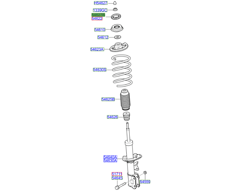 Kia Picanto 20042011 Front Suspension Insulator Cover Kia Parts Direct