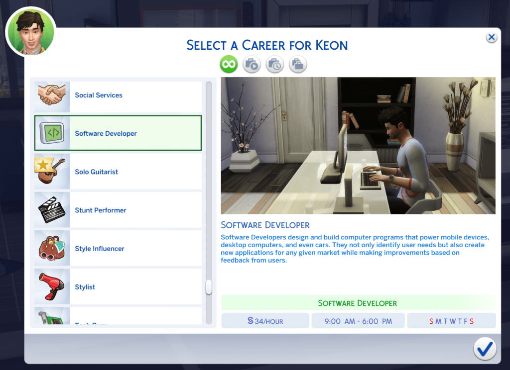 Install Software Developer Career The Sims 4 Mods