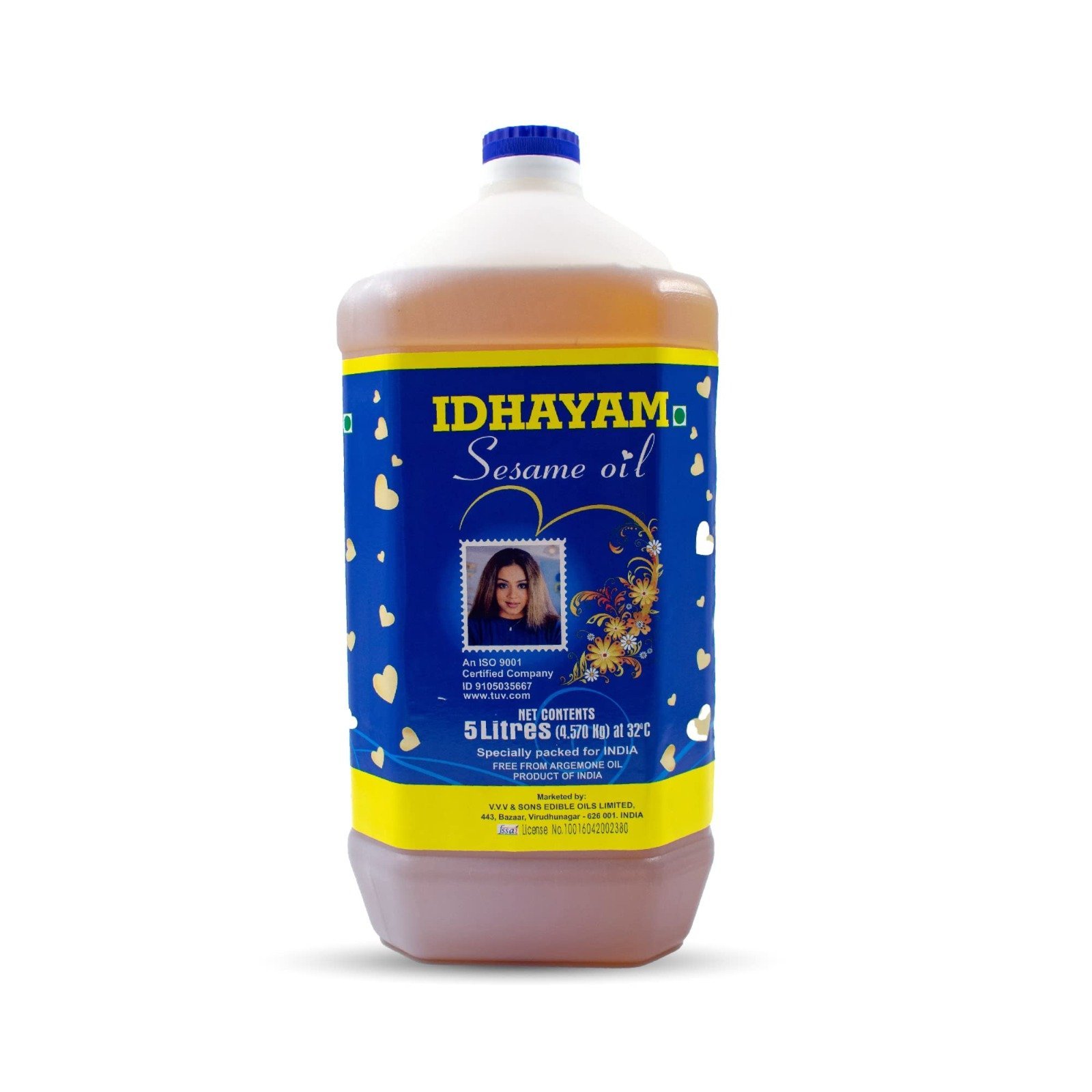 Idhayam Sesame Oil 5L KIASU MART