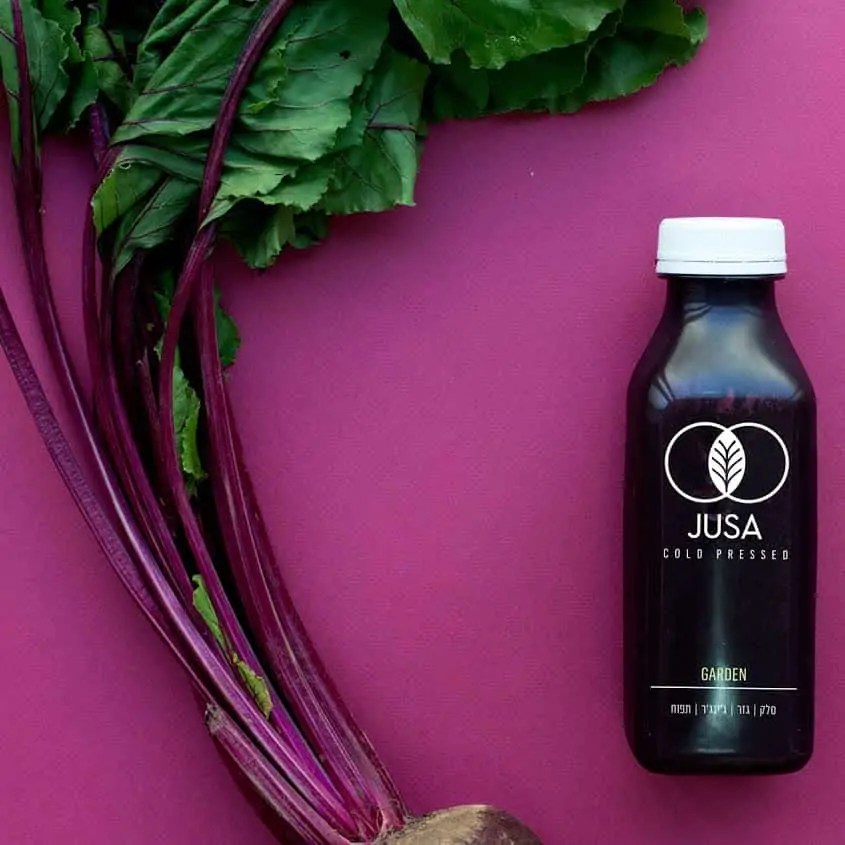 JUSA COLD PRESSED מותג חדש בישראל, מציע מיצים בשיטת כבישה