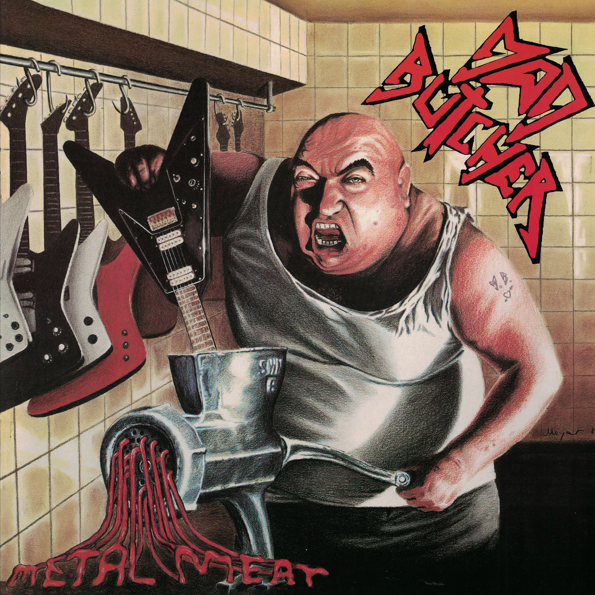 MAD BUTCHER (Heavy/Speed Metal Germany) Their "Metal Meat" album