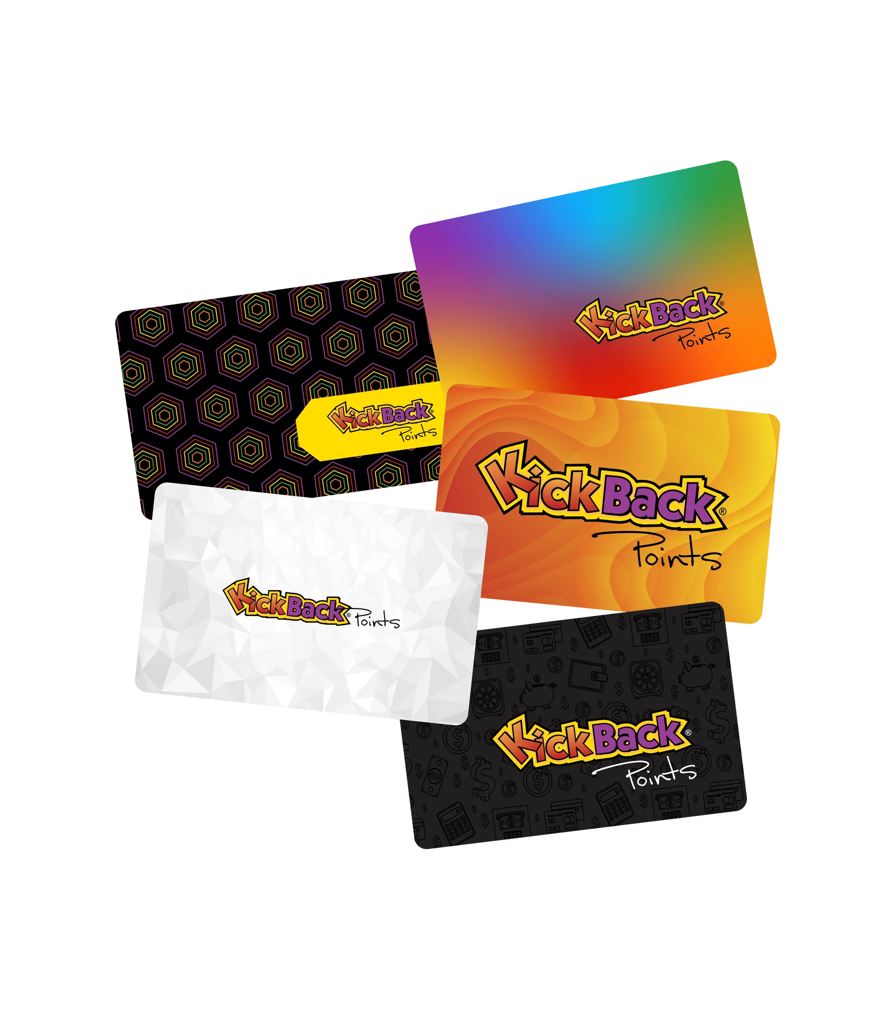 KICKBACK POINTS LOYALTY CARDS VARIETY PACK KickBack POP