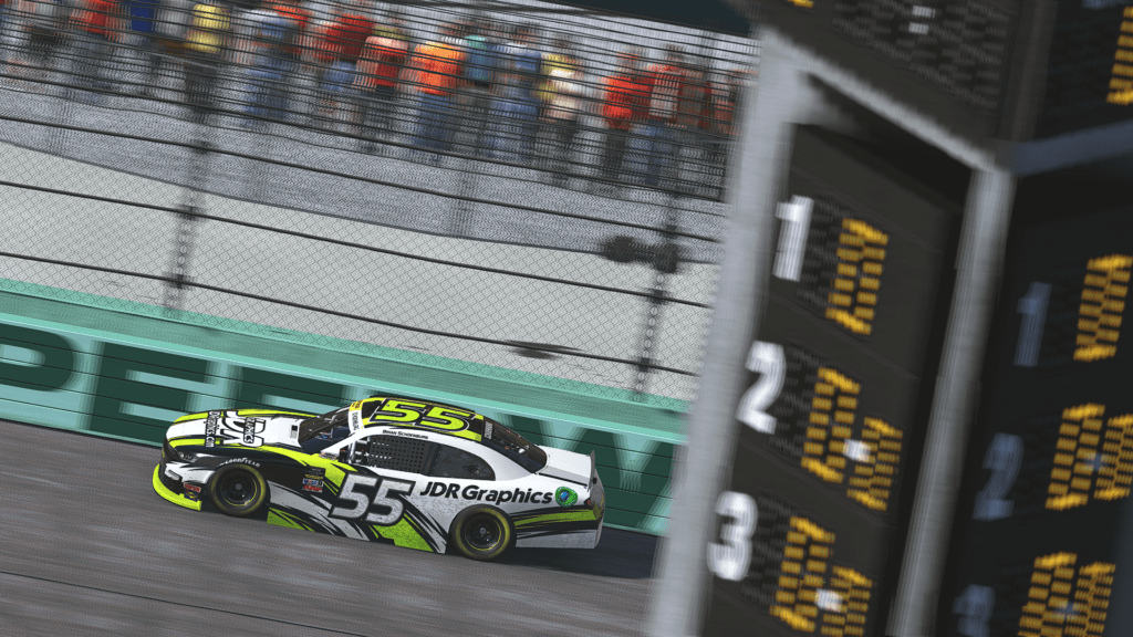 Keister Wins CautionFree Race at Virtual Homestead Kickin' the Tires