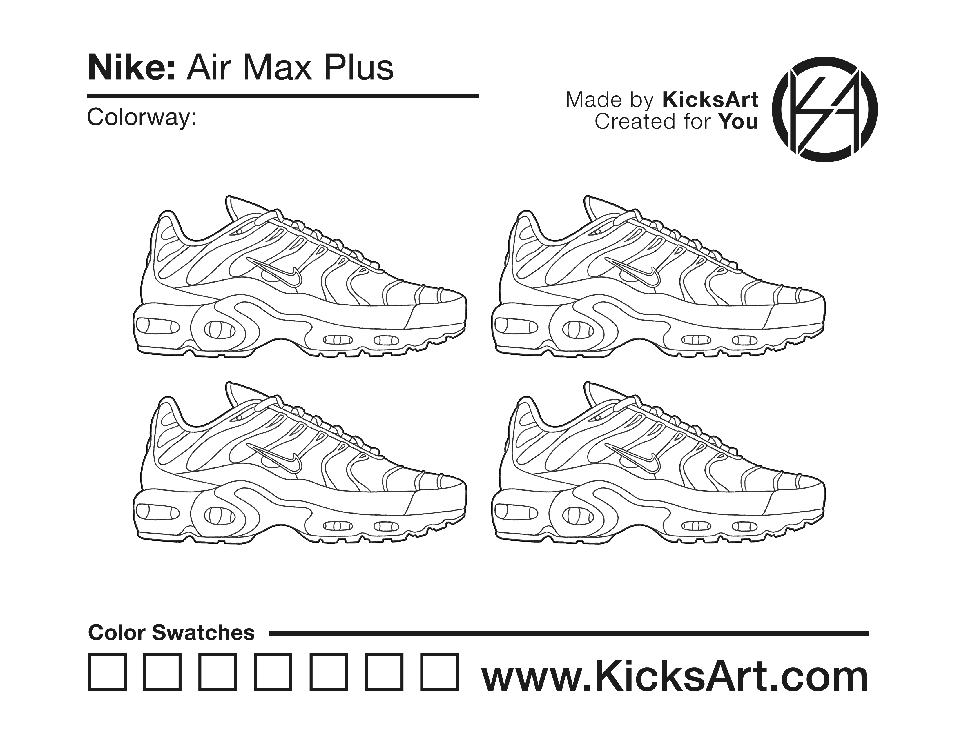nike tn drawing