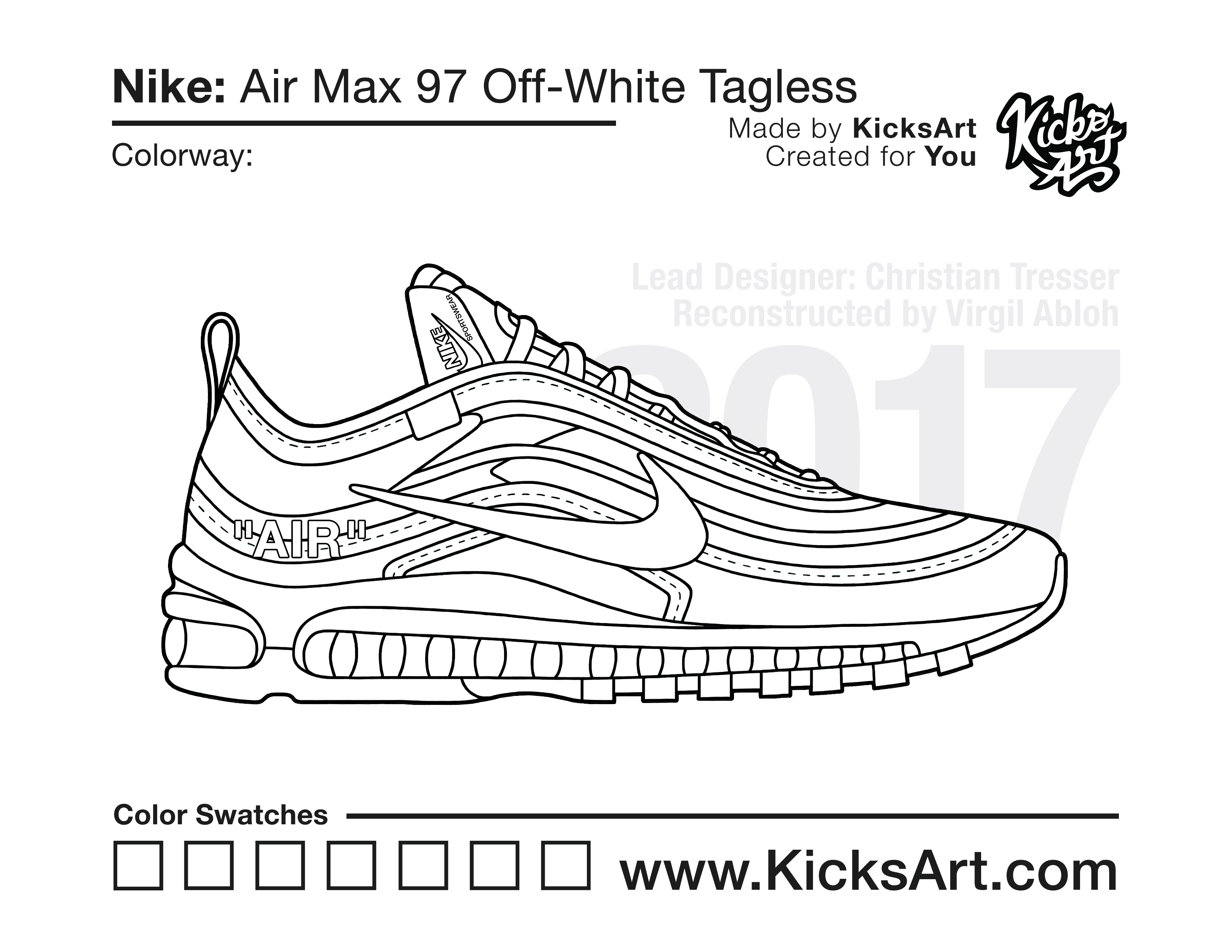 nike 97 drawing