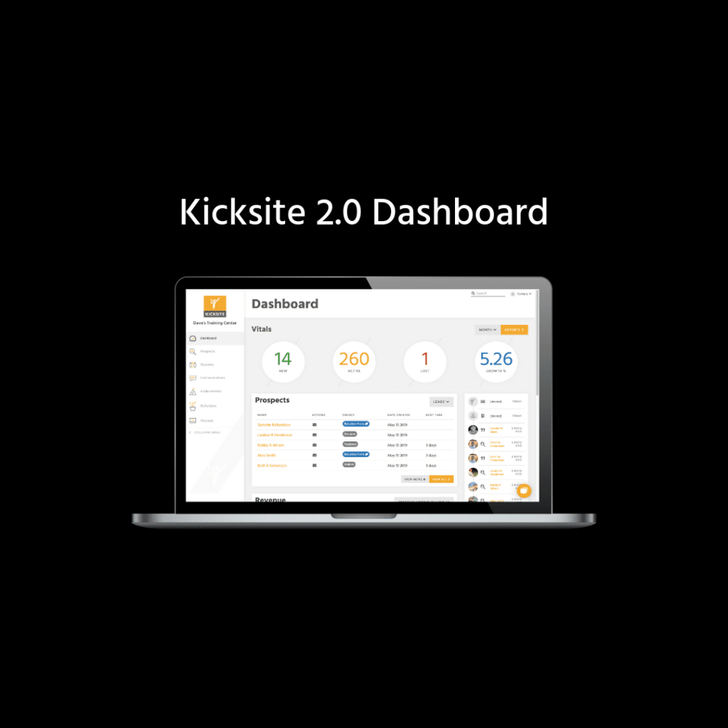 The New Kicksite Dashboard User Interface The Ultimate User Guide