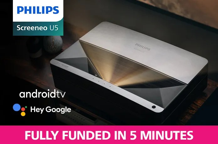 Philips Screeneo U5 Ultra-Short Throw 4K Projector | KICKSTARTECH