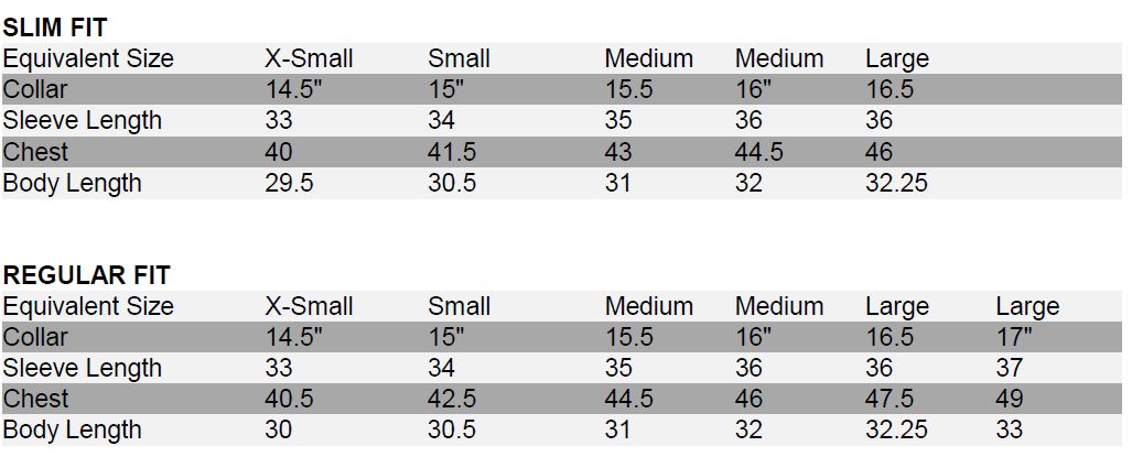 Marks And Spencer Mens Shirts Size Chart - Bios Pics