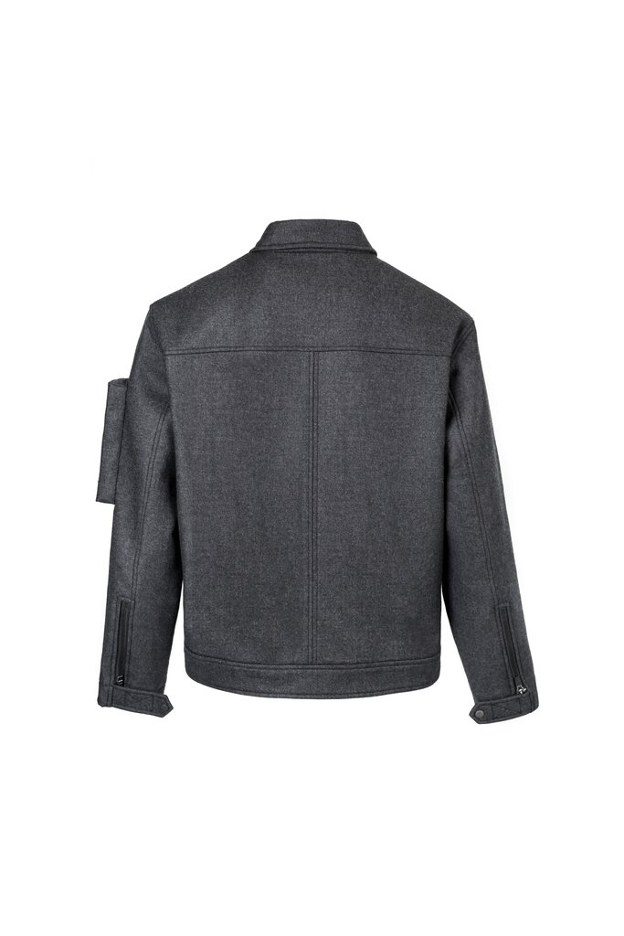 Buy Galliano Landor MultiFunctional Wool Jacket Black Online in