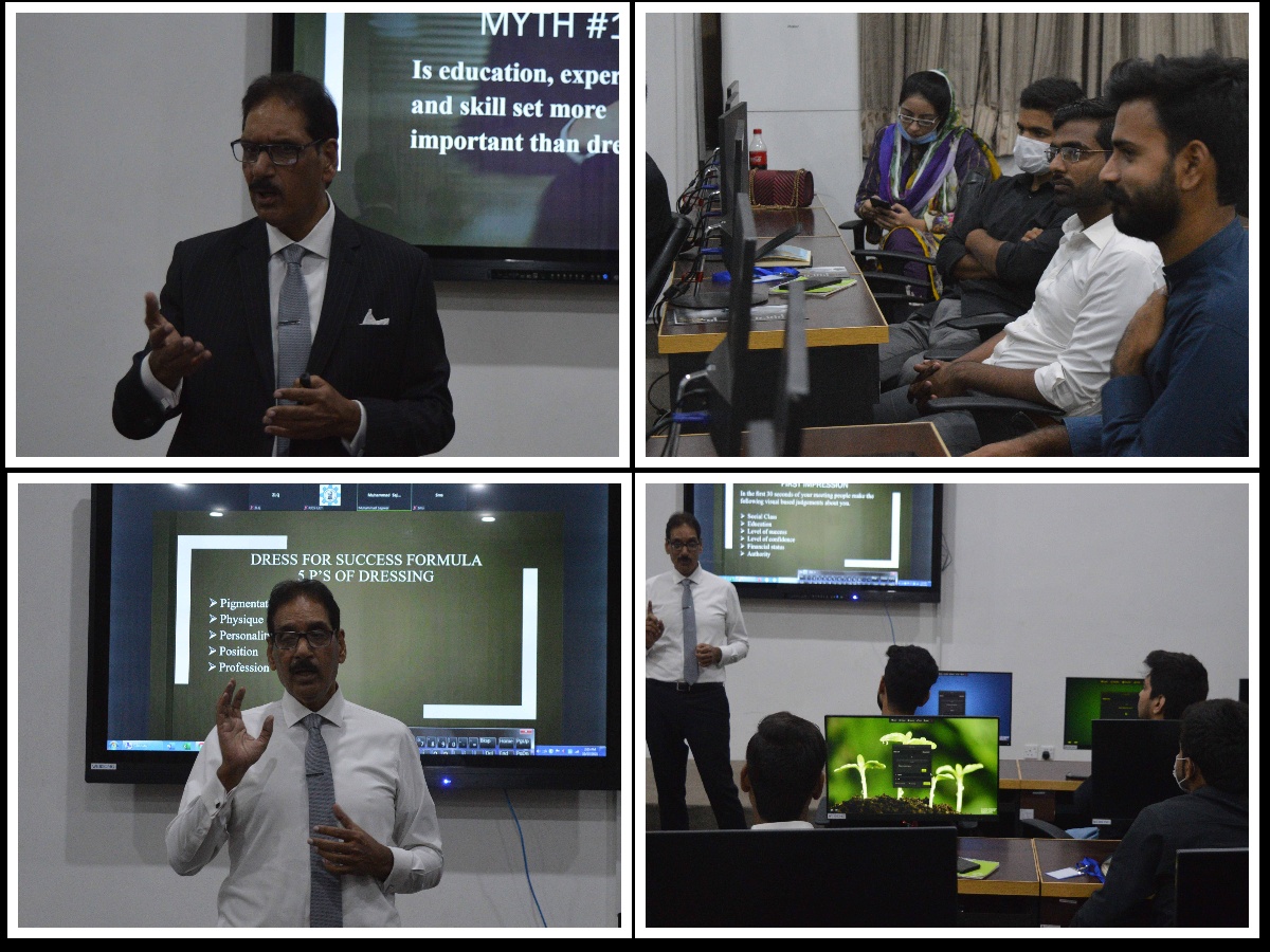 Personality Grooming Session by Image Consultant Mr. Hamid Saeed at SMS