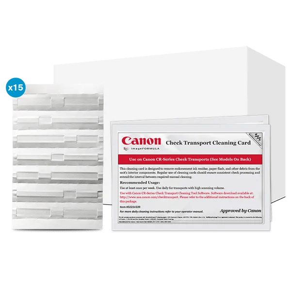 Canon Check Scanner Cleaning Solutions KICTeam, Inc.