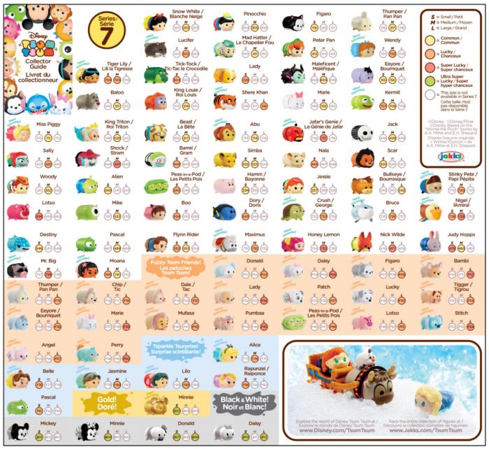 Plush Disney Tsum Tsum Calendar 2024 List Percy Tsum Tsum Series 7 Collector’s Guide List Checklist Kids Time