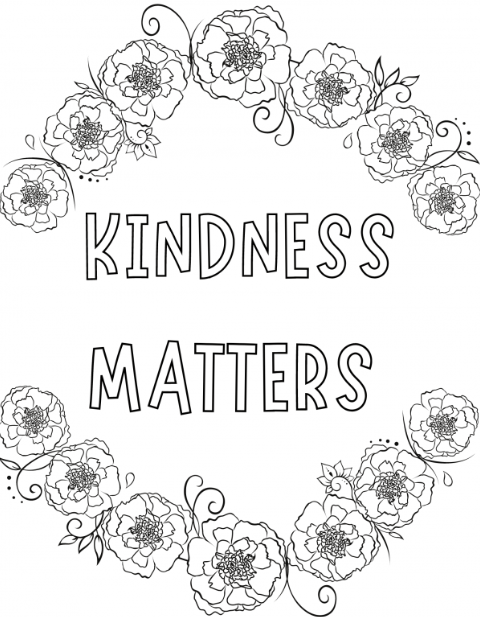 35 Free Kindness Coloring Pages