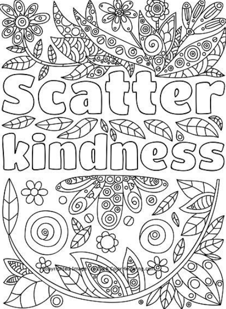 35 Free Kindness Coloring Pages