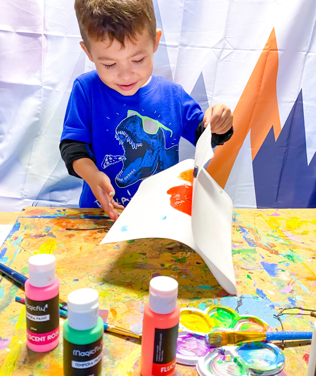 6 Painting ideas to do with a 2 Year Old toddler Kid Activities with Alexa