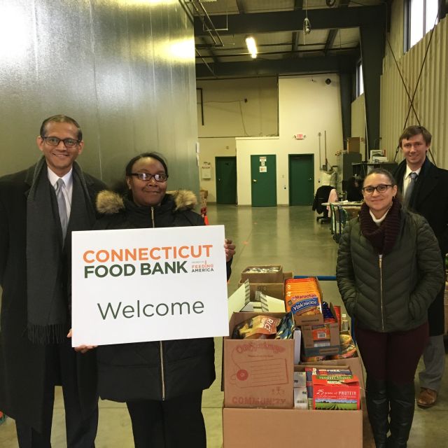 Food drive for Connecticut Food Bank 2018 • Kidambi & Associates, P.C.