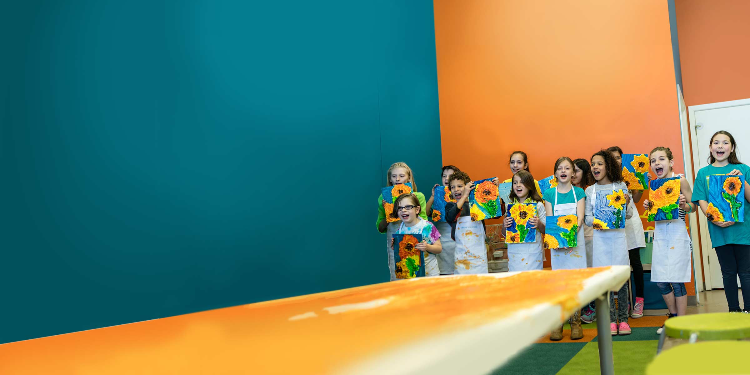 Painting Classes for Kids. Kidcreate Studio.