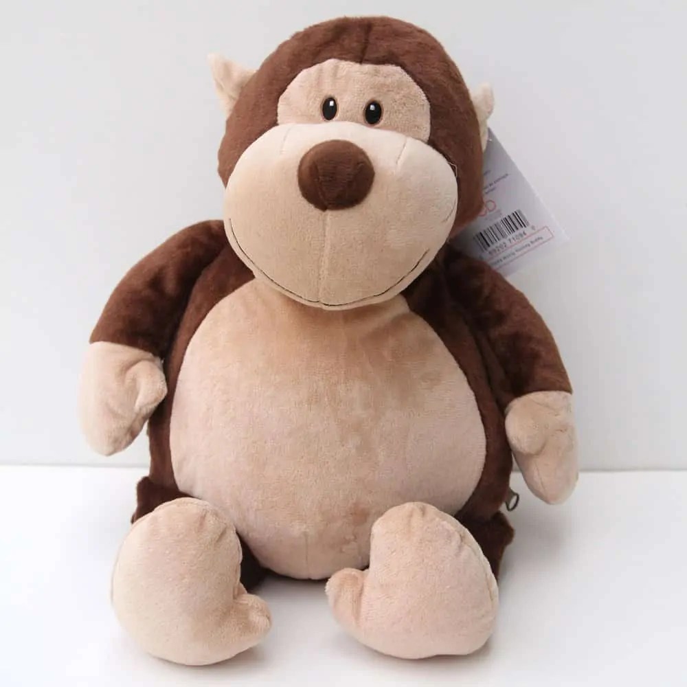 Personalized Monkey Stuffed Animal Kidderbug Kreations
