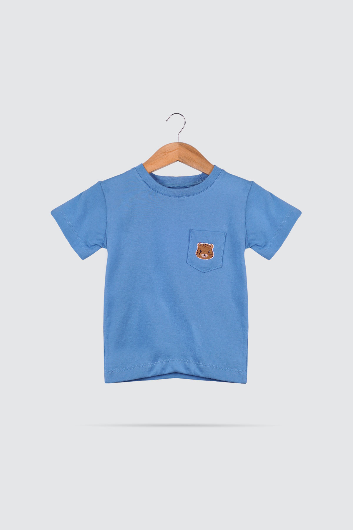 Pocket Tee Set Navy Leopard Kiddiposh Official Lala Koala