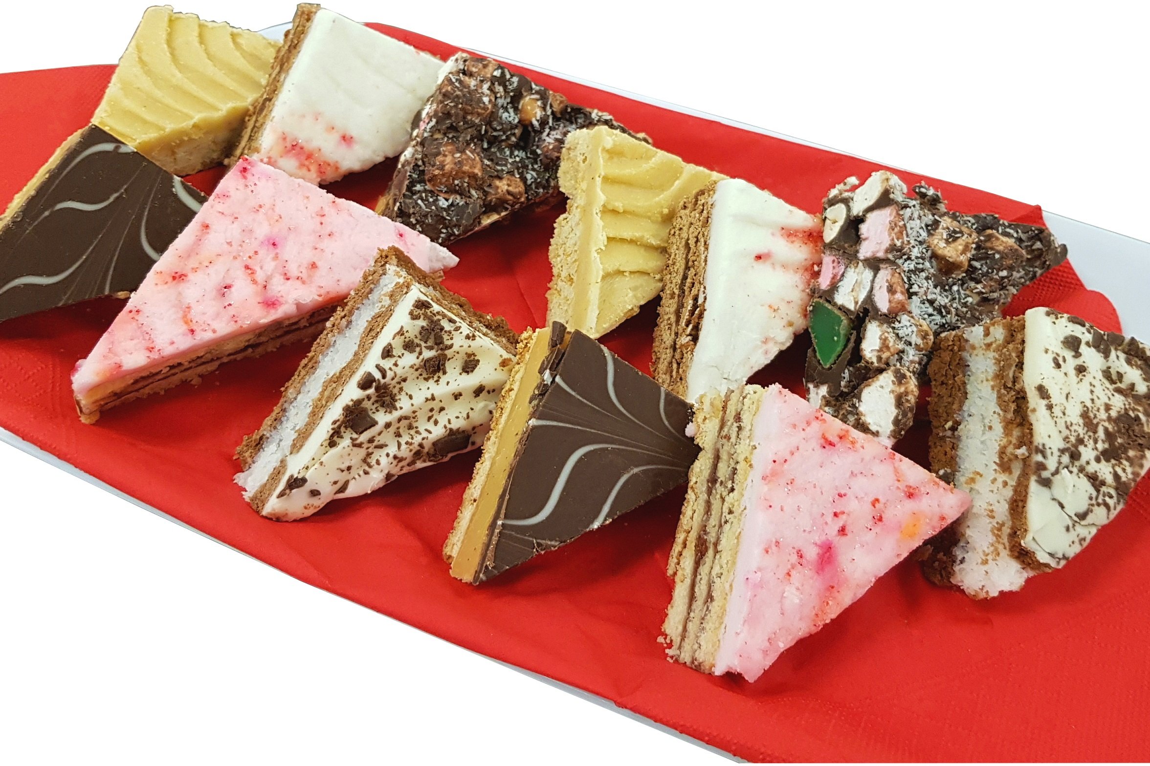 Assorted Mini Slices (per dozen) Kidd's Cakes & Bakery