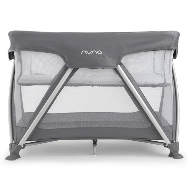 Nuna Sena Baby Box Travel Cot Graphite Grey KIDDY.ID