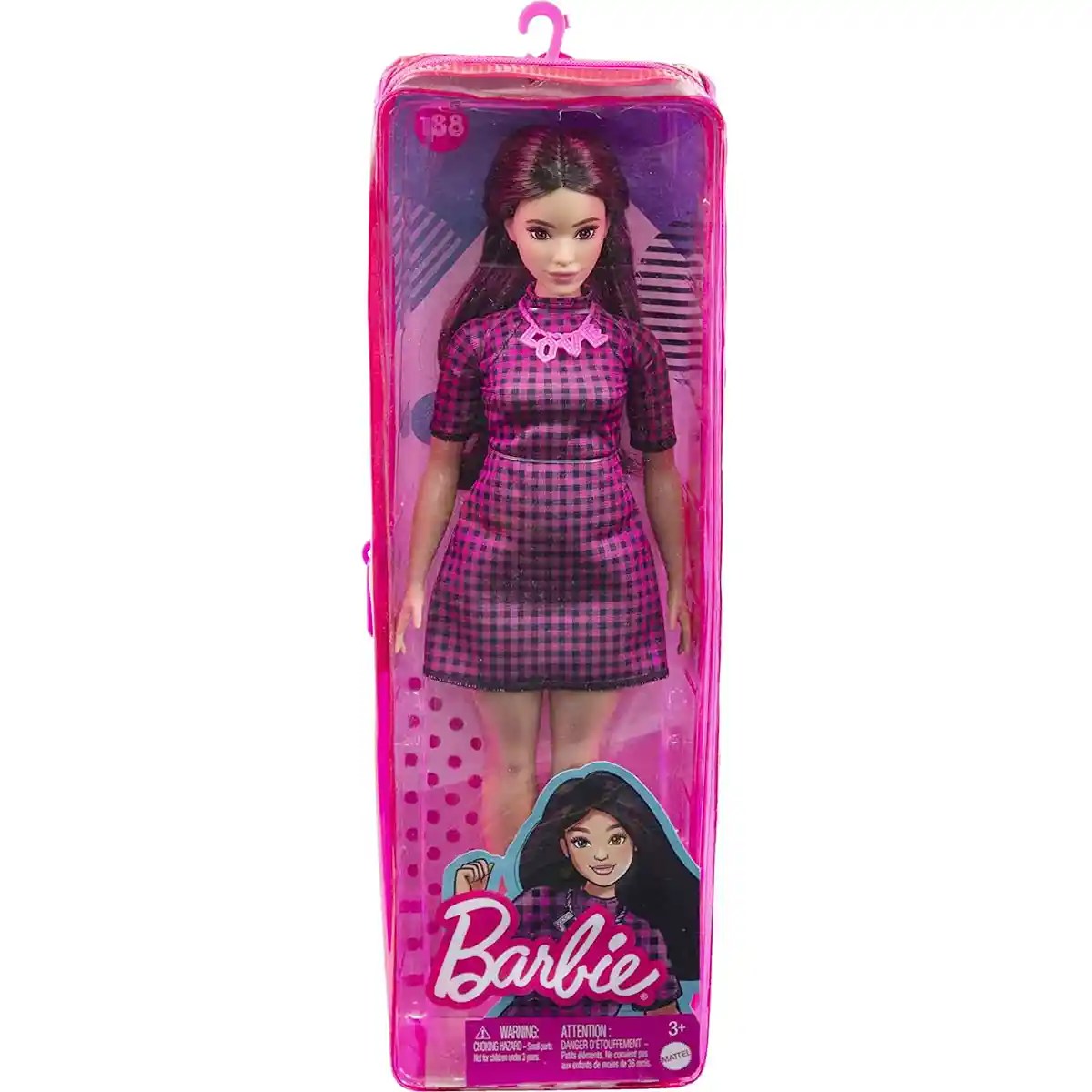 Barbie® Fashionistas® Doll Pink Checkers Kiddy Zone