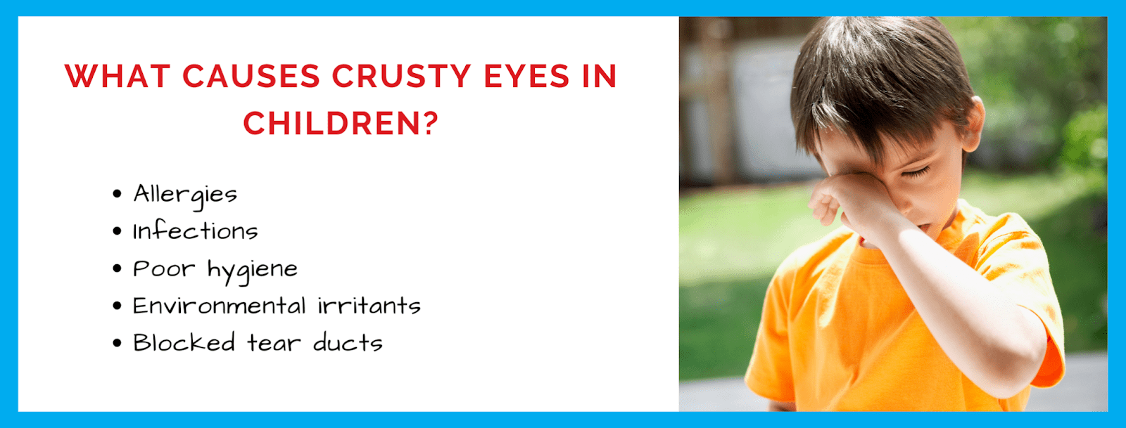 Crusty Eyes in Children What Every Parent Needs to Know