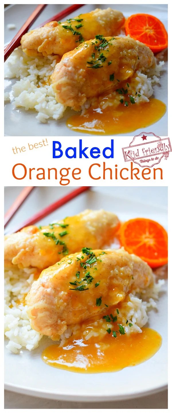 Bake about 20 minutes, or until the chicken is cooked through, flipping the pieces after 10 minutes. Baked Orange Chicken Recipe {The Best!} | Kid Friendly ...