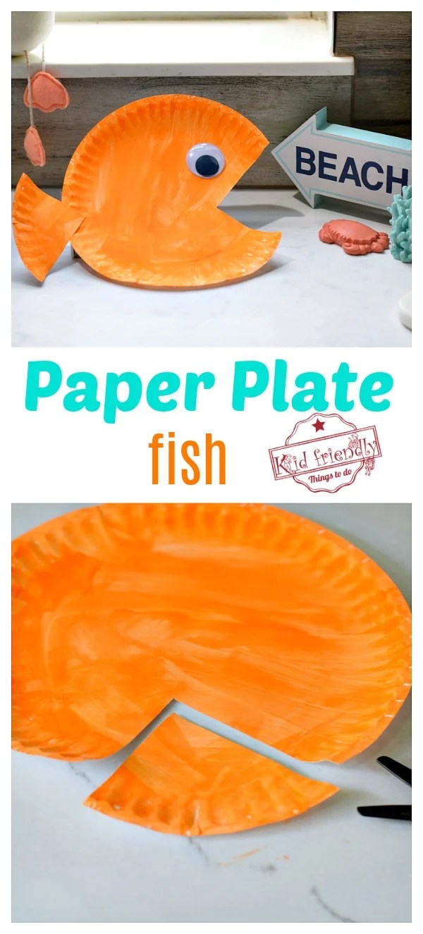 Easy Paper Plate Fish Craft for Kids Kid Friendly Things To Do