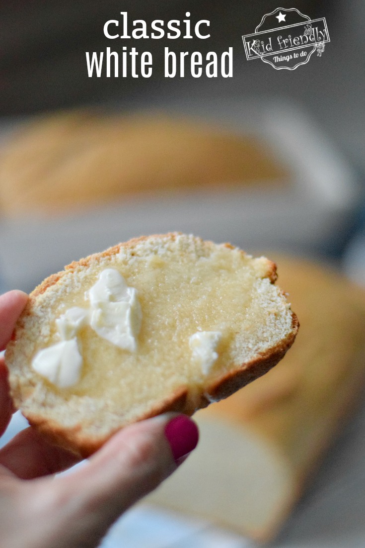 Classic White Bread Recipe {with Milk}