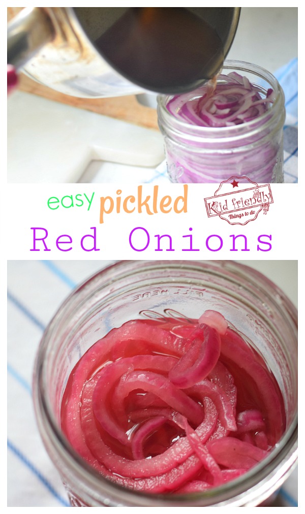Picled Red Onions Recipe {Easy} Kid Friendly Things To Do