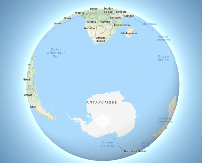 Carte Du Monde Pole Sud [Voyages aux 4 coins du monde] 3 Antarctique Kidi'science