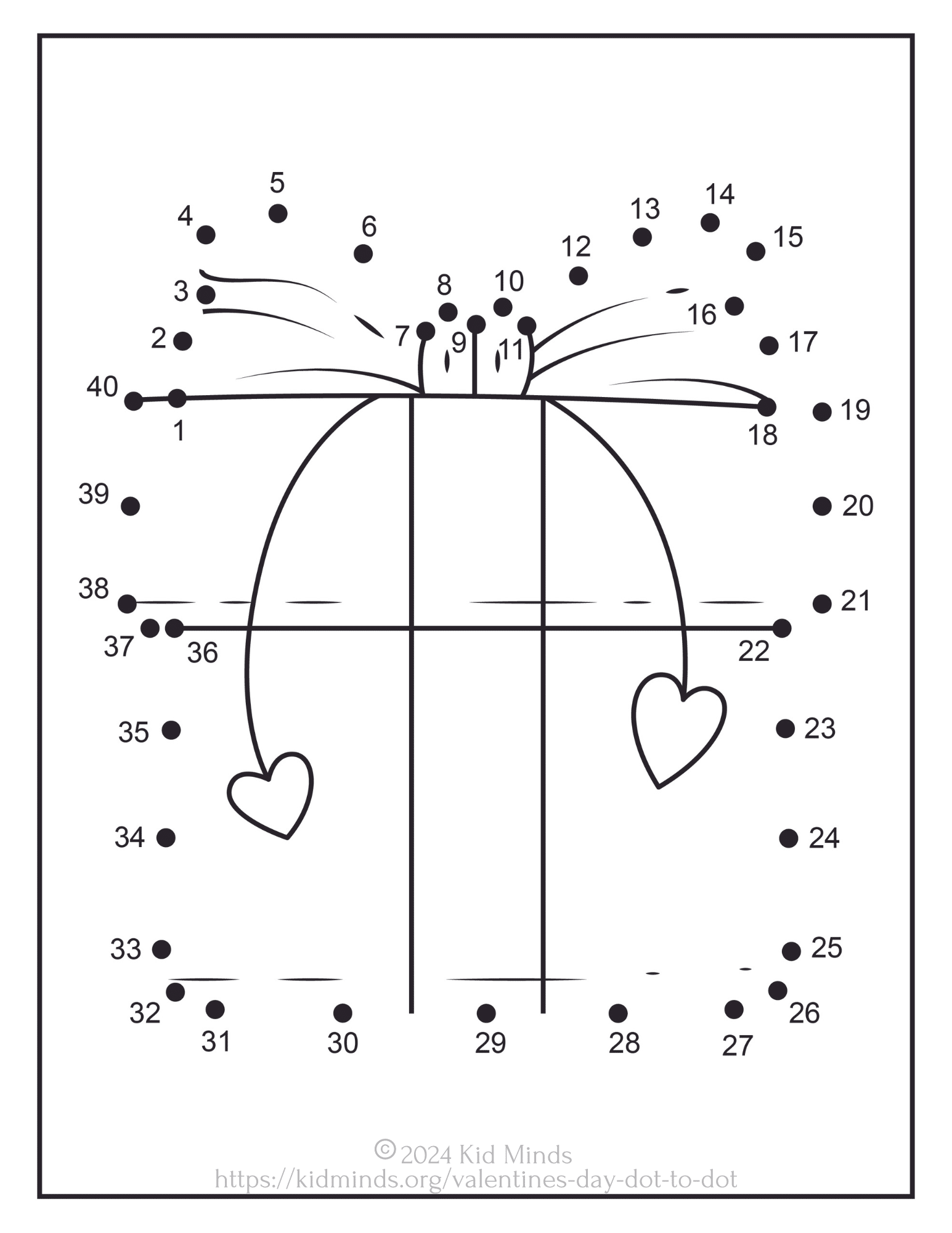 The Best Valentine’s Day Connect-the-Dot (Free PDF) | KidMinds
