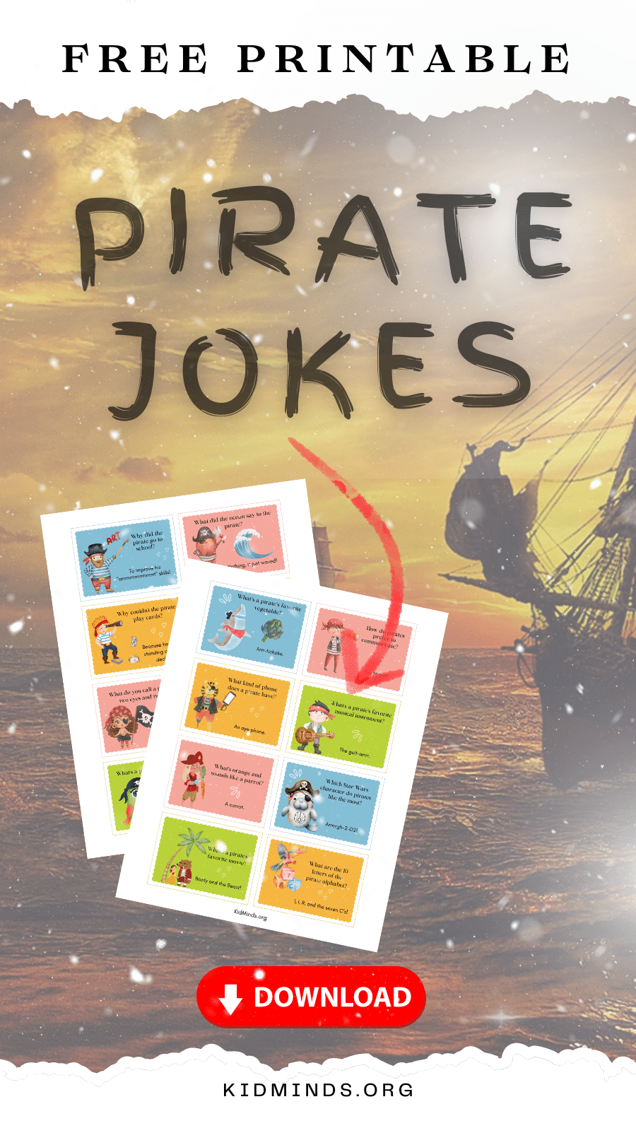 The Best Pirate Jokes for Kids (Free Printable) KidMinds