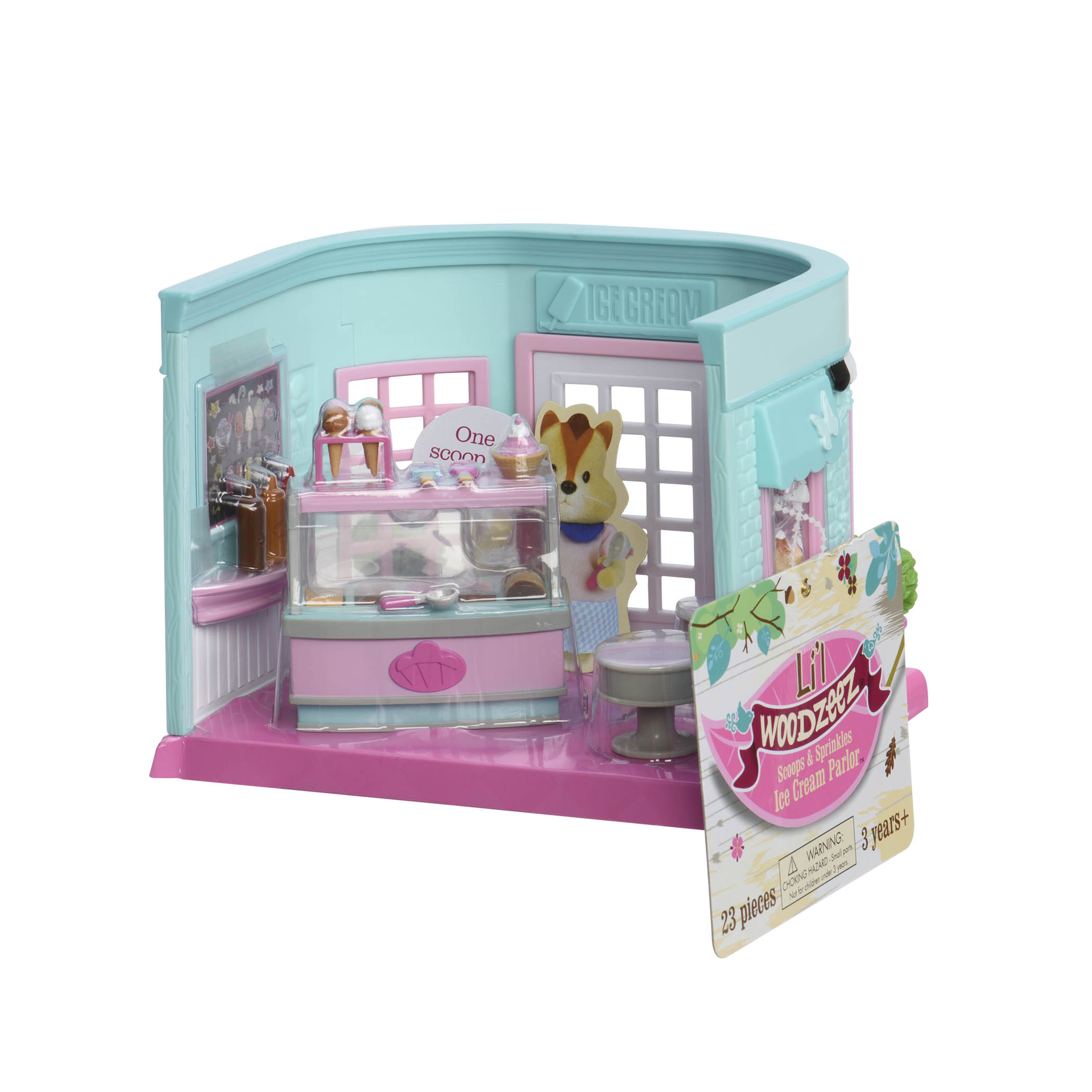 Li’l Woodzeez Ice Cream Parlor, SM. Set KIDOODLE