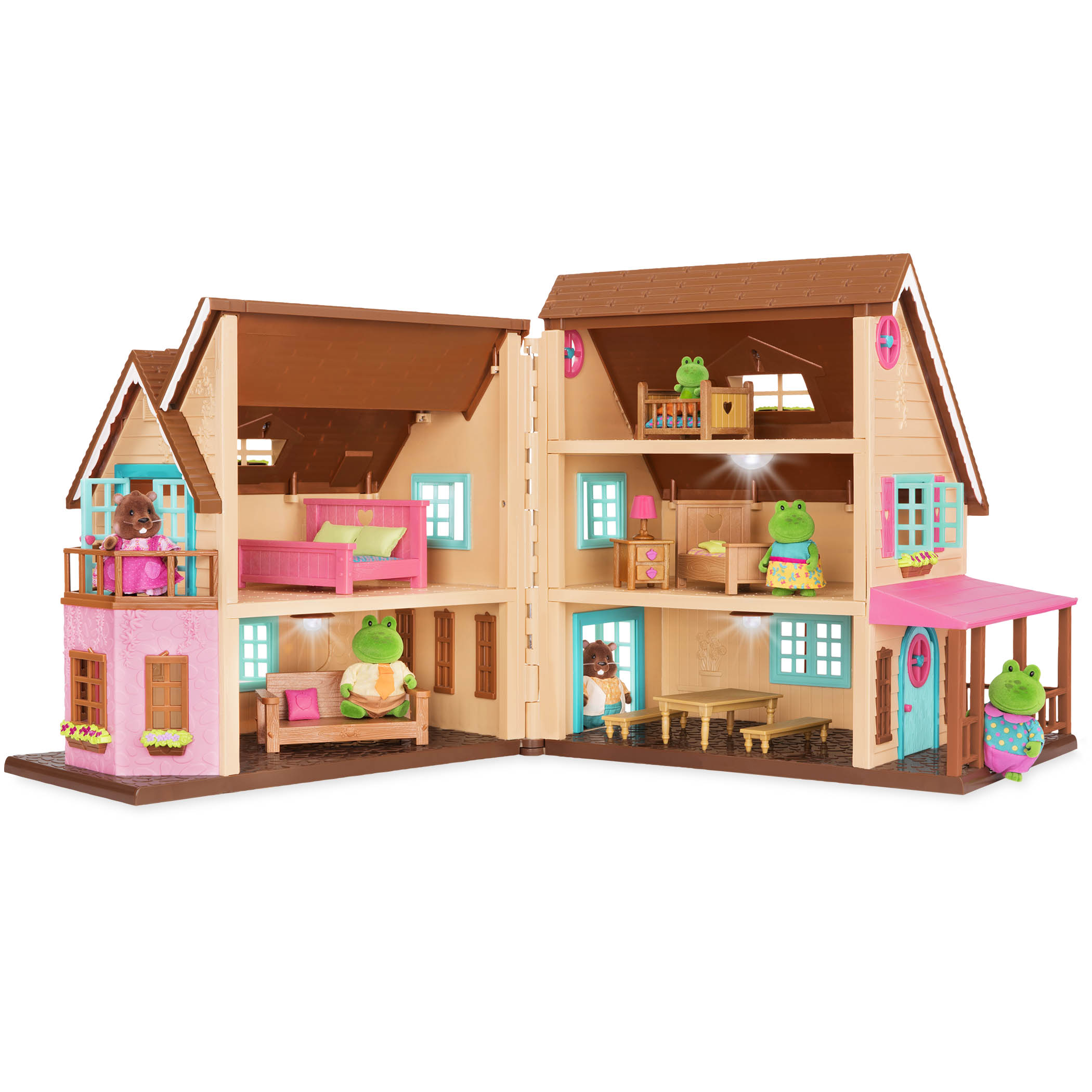 Li’l Woodzeez Large Cottage House KIDOODLE