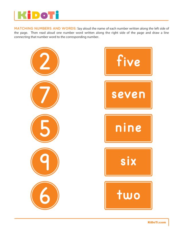 Counting and Matching Numbers KiDOTI