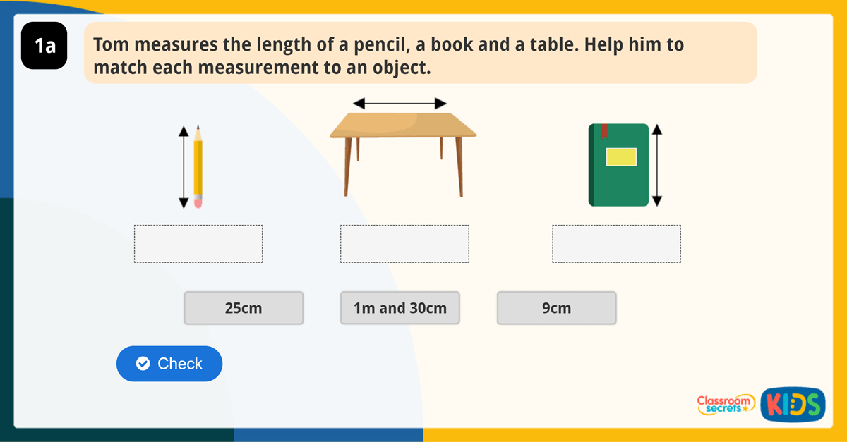 Year 2 Word Problems Measure 1 Classroom Secrets Kids