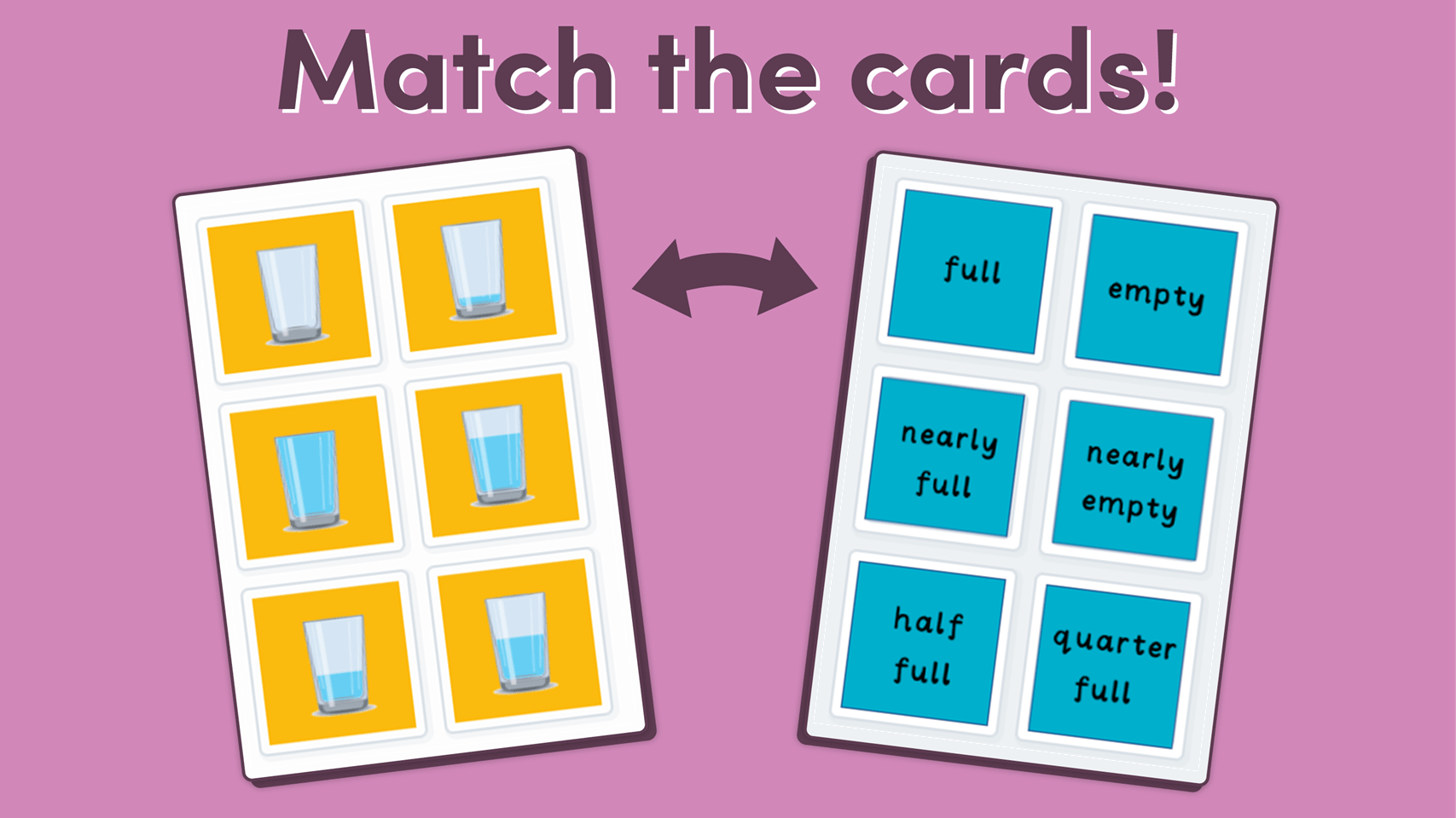 Reception Capacity Matching Game Classroom Secrets Kids
