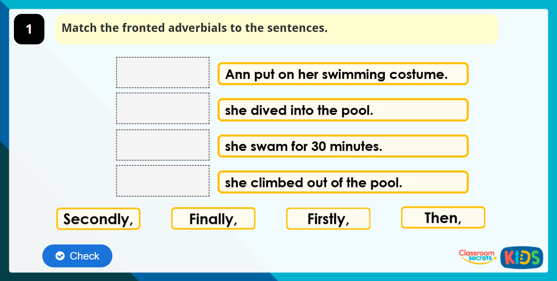 Year 4 Sequencing Paragraphs Game Classroom Secrets Kids
