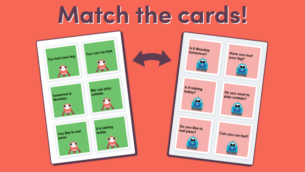 Year 1 Questions Matching Game Classroom Secrets Kids