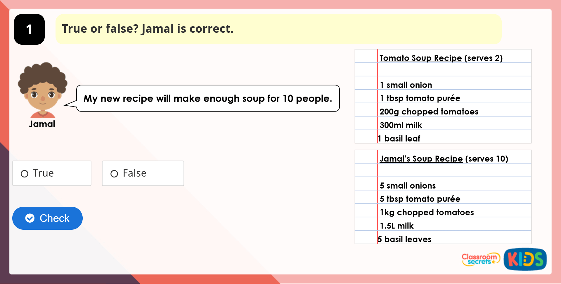 Year 5 Division and Multiplication Problems 2 Game