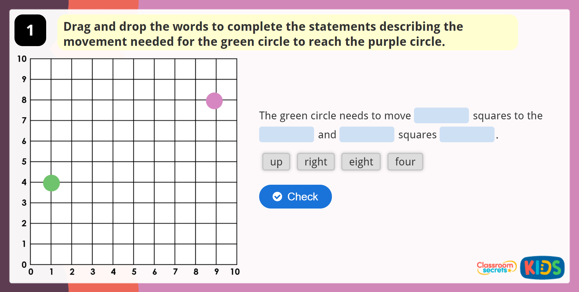 Year 5 Translation with Coordinates Lesson Classroom Secrets