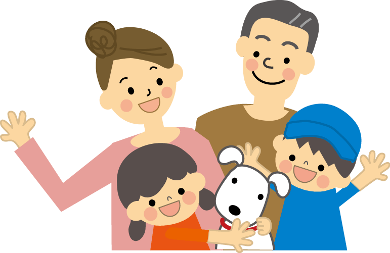 家族 笑顔 イラスト フリー