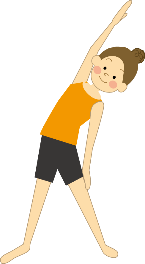 ストレッチ 女性 イラスト素材 [ 6416465 ] - フォトライブラリー Photolibrary ストレッチのイラスト/無料イラスト・フリー素材