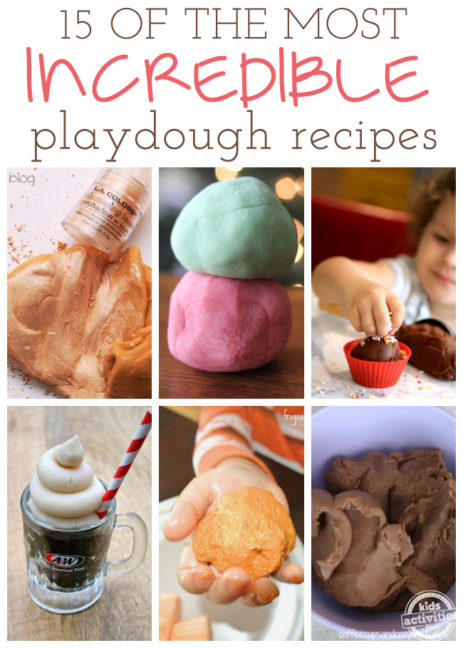15 Incredible Homemade Playdough Recipes Kids Activities Blog