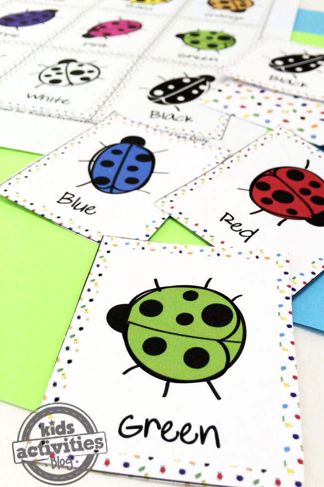 Color Bugs Memory Game Free Kids Printable Kids Activities Blog