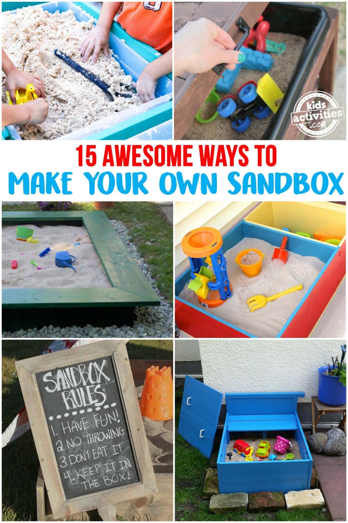 DIY Sandboxes Your Kids Will Love Kids Activities Blog