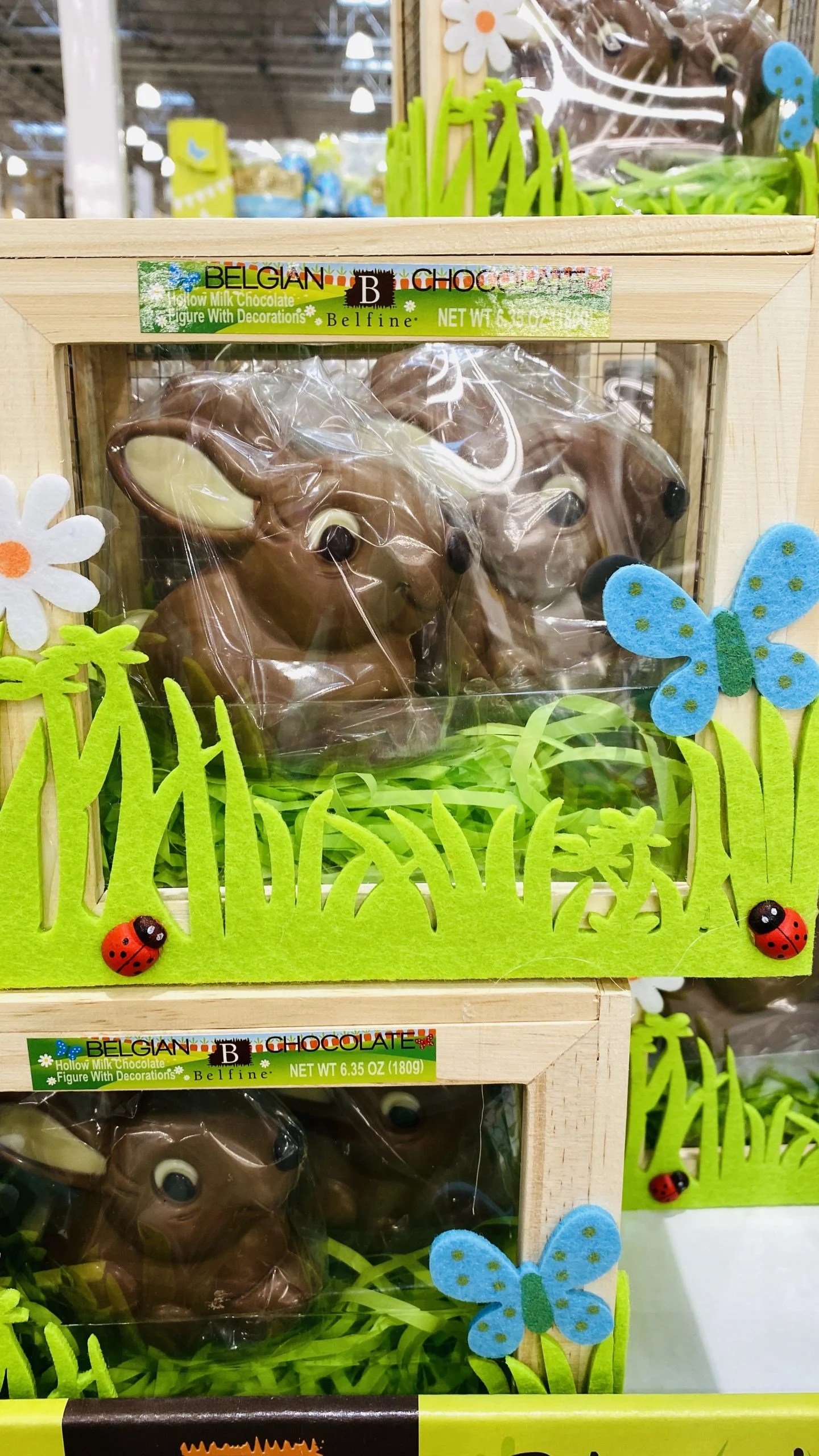 Costco Is Selling 10 Belgian Chocolate Bunnies In A Cage For The Most