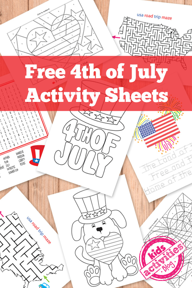 Fun Things to Do on the 4th of July Crafts, Activities & Printables